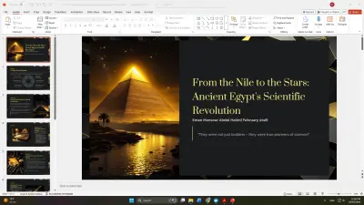 تصميم عروض تقديمية احترافية (PowerPoint & Canva) تفاصيل العمل