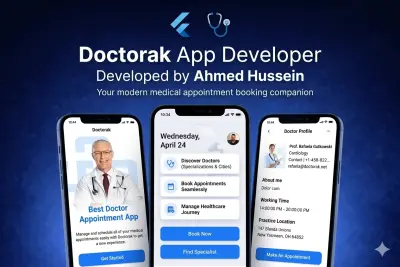 Doctorak - نظام متكامل لحجز المواعيد الطبية (Flutter & Clean Architecture)