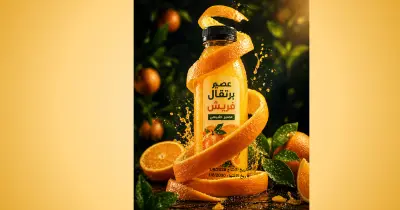 عصير برتقال فريش