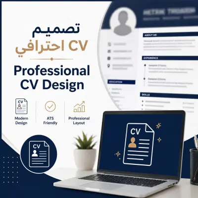 تصميم وتنسيق سيرة ذاتية احترافية ATS-Friendly