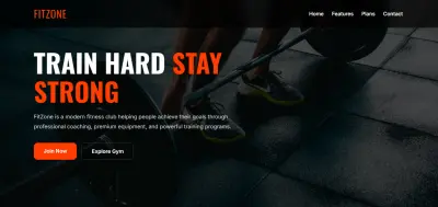 fitZone website
