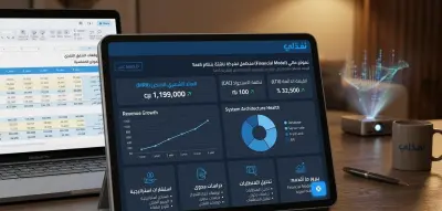 نموذج مالي (Financial Model) متكامل لشركة ناشئة بنظام SaaS .