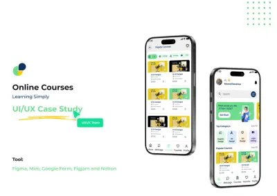 تصميم E-Learning Mobile App Design