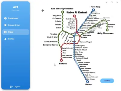 Cairo Metro Ticketing & Management Desktop App