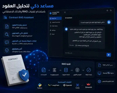 سأقوم بتطوير مساعد ذكي لتحليل العقود باستخدام الذكاء الاصطناعي