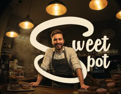 تصميم شعار | كافيه Sweet Spot