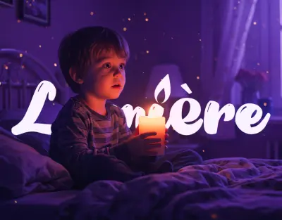 تصميم شعار | براند شموع LUMIERE