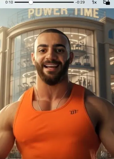 فيديو بالذكاء الاصطناعى بروج فيه عن جيم