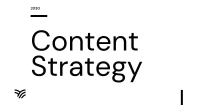 عمل Content Strategy
