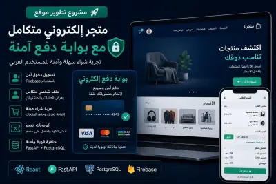 مشروع تطوير وتحسين موقع إلكتروني + اضافة بوابة دفع الكتروني و apple pay
