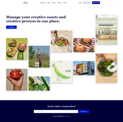 تصميم Landing Page احترافية لمنصة SaaS بأسلوب حديث وواجهة UI/UX عصرية