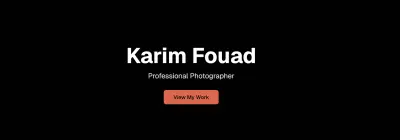 تصميم portfolio  احترافية وعصرية.