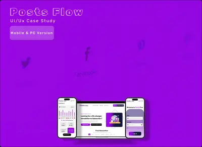Posts Flow Platform Desktop and Mobile