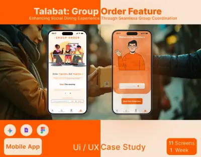 تصميم واجهة تطبيق موبايل احترافية وعصرية (UI/UX) بـ Figma