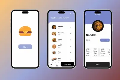تطبيق مطعم وطلب وجبات باستخدام Flutter