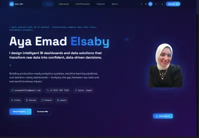 تصميم بورتفوليو احترافي وهوية بصرية متكاملة