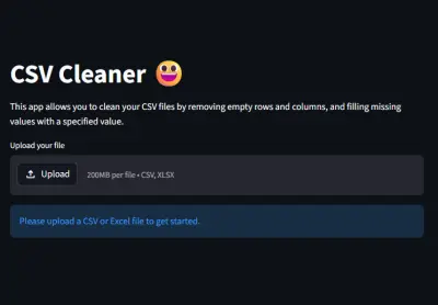 CSV FILES CLEANER