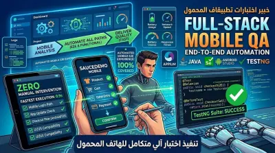 أتمتة اختبارات تطبيق هاتف محمول (Mobile Automation) باستخدام Appium و Java