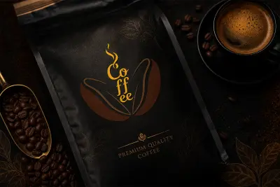 تصميم شعار وهوية بصرية متكاملة لكافيه قهوة| Coffee Brand Identity & Logo Design
