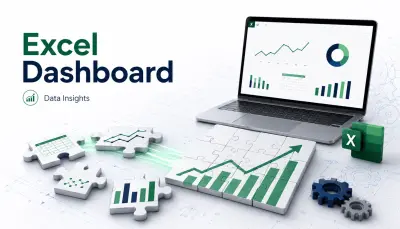 تصميم Excel Dashboard لتحليل البيانات واستخراج مؤشرات الأداء KPIs