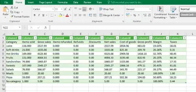 بناء نموذج مالى متكامل لتحليل المبيعات وتكلفة البضاعة المباعة (COGS) عبر Excel.