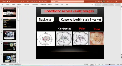 برزنتيشن عن علاج الجذور فى طب الأسنان
