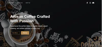 Brew heaven a coffee shop website