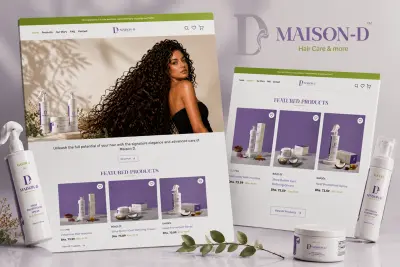 MAISON-D Haircare E-Commerce Website  MAISON-D Haircare E-Commerce Website