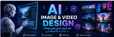 تصميم صور وفيديوهات احترافية بالذكاء الاصطناعي AI
