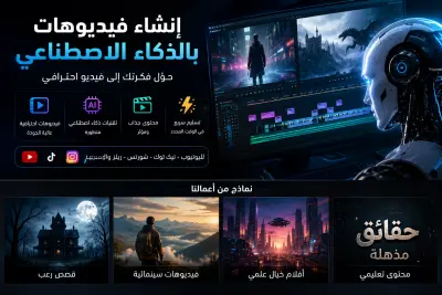 انشاء فيديوهات بالذكاء الاصطناعي