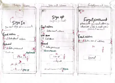 سأصمم لك Low-Fidelity Wireframes احترافية لتطبيقك أو موقعك (UI/UX)
