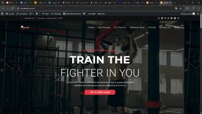 landing page