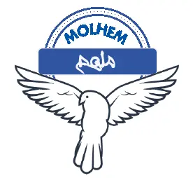 تصميم شعار "ملهم - MOLHEM" بطابع عصري يعبر عن السلام والطموح