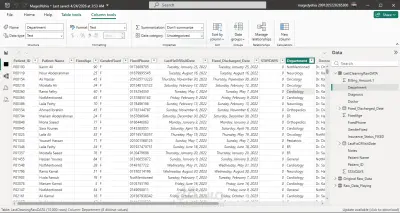 Healthcare Power query
