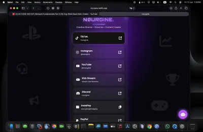 link tree website with ai agent