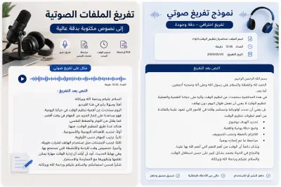الملفات الصوتية العربية إلى نص منسق بدقة