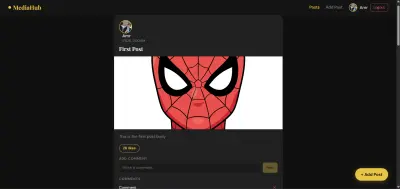 MediaHub — تطبيق ويب لشبكة تواصل اجتماعي (Social Media Feed) باستخدام Angular
