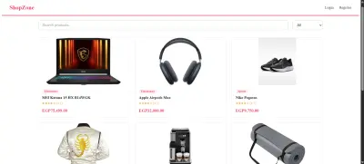 ShopZone — تطبيق تجارة إلكترونية متكامل (Full-Stack) باستخدام Angular
