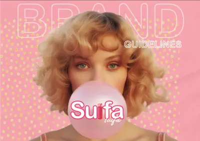 تصميم الهوية البصرية لبراند لـ "Suifa" (للحلويات ولبان)