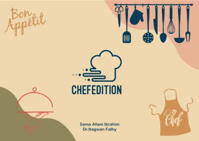تصميم تجربة مستخدم (UI/UX) لحل حيرة الطبخ اليومية | تطبيق (Chef Edition)