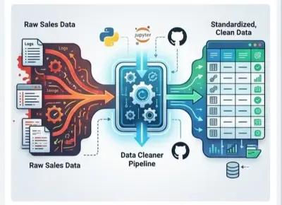 بناء خط أنابيب لتنظيف وتجهيز بيانات المبيعات | Sales Data Cleaner