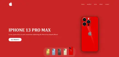 صفحة هبوط تفاعلية لاستعراض المنتجات (Interactive Landing Page) باستخدام Vanilla JS