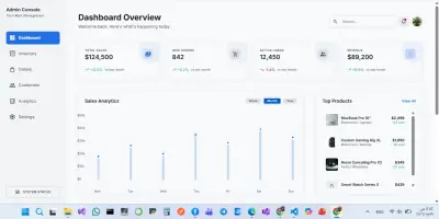 تطوير متجر إلكتروني احترافي Tech Mart باستخدام Next.js و ASP.NET Core