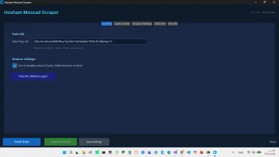 تطوير برنامج سطح مكتب ذكي لتحليل بيانات تدفقات السوق المالي وتصدير تقارير Excel احترافية (Web Scraping)
