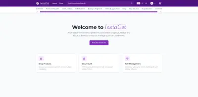 تطوير منصة تجارة إلكترونية متكاملة باستخدام MERN Stack .