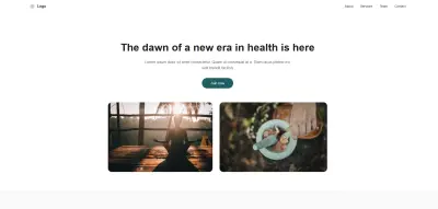 Health & Wellness Landing Page | واجهة عصرية لتجربة صحية متكاملة