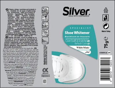 Silver shoes polishing