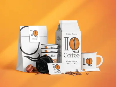 Brand Identity (IQ Coffee)