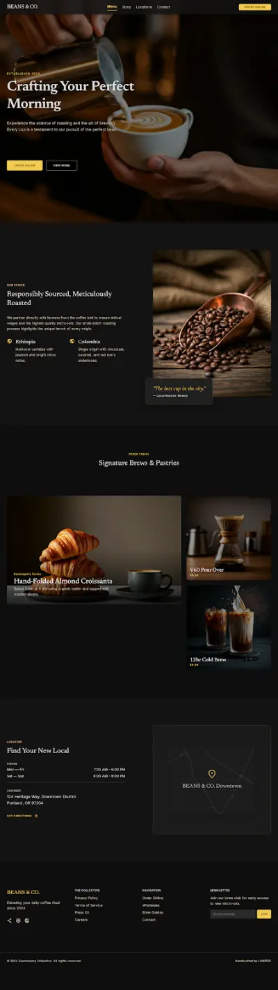 تصميم Landing Page احترافية متجاوبة لعرض الخدمات