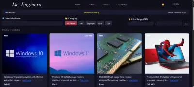 موقع تسويقى E-Commerce
